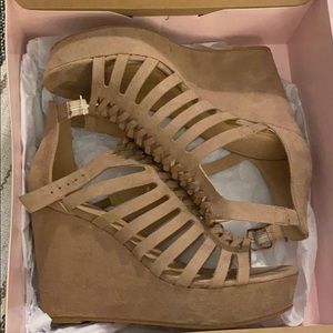 Taupe Wedges